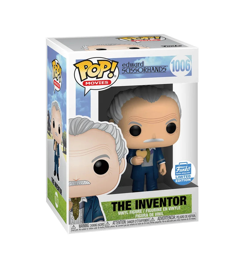 Funko Pop! Movies : Edward Scissorhands - The Inventor #1006 , Funko Shop Exclusive