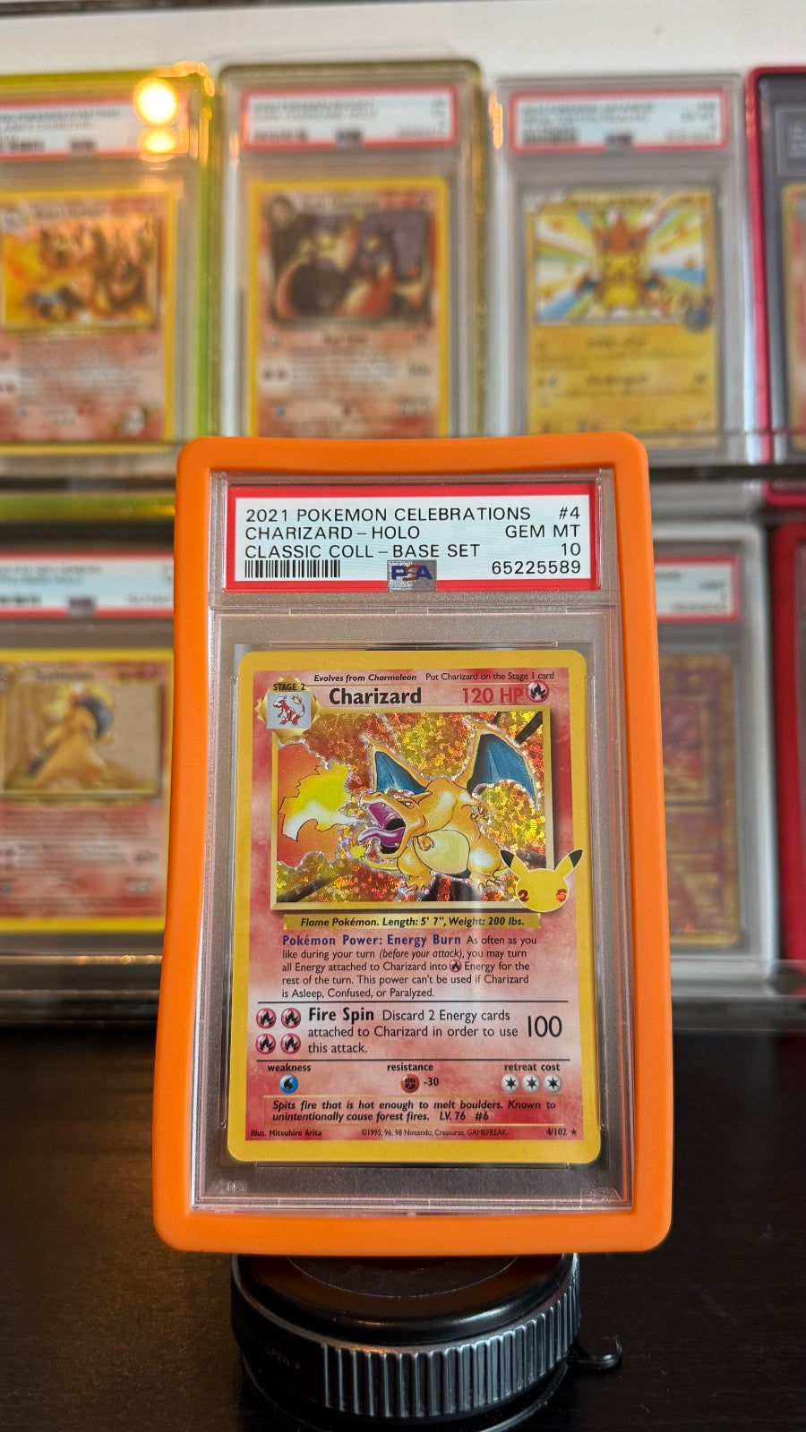 Charizard 4/102 (Celebrations: Classic Collection) — PSA 10