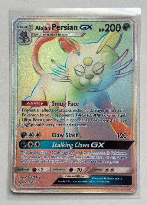 Alolan Persian GX (Secret) 257/236 (Cosmic Eclipse)