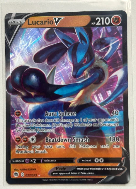 Lucario V 27/73 (Champion's Path)