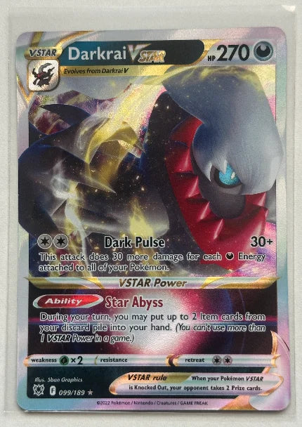 Darkrai VSTAR 099/189 (Astral Radiance)