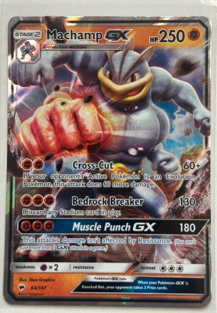 Machamp GX 64/147 (Burning Shadows)