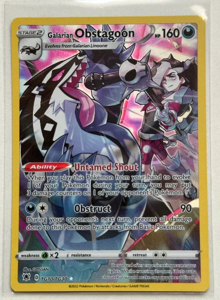 Galarian Obstagoon TG10/TG30 (Astral Radiance Trainer Gallery)