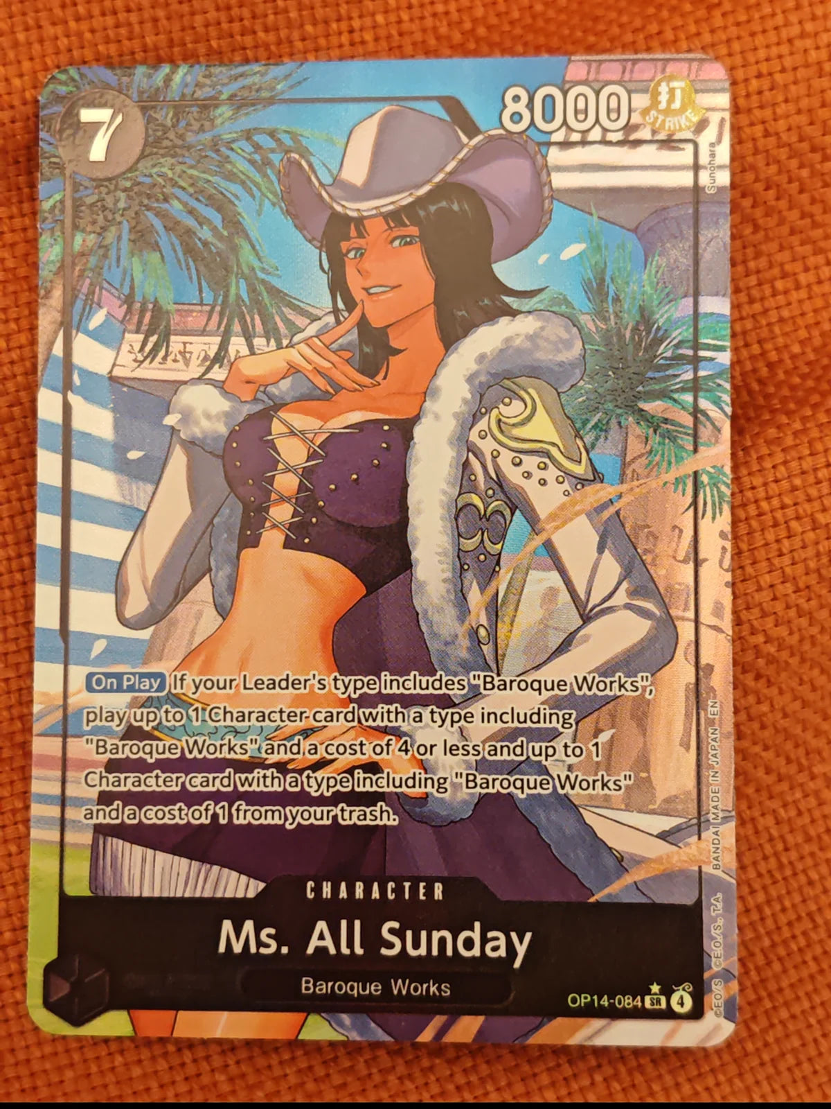 Ms. All Sunday (Alternate Art) OP14-084 (The Azure Sea's Seven)