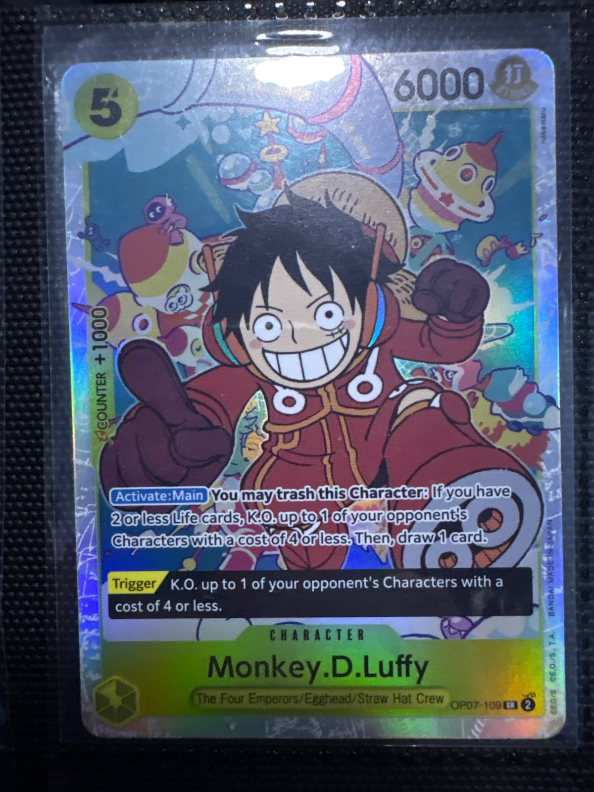 ERROR Monkey.D.Luffy (109) OP07-109 (500 Years in the Future)