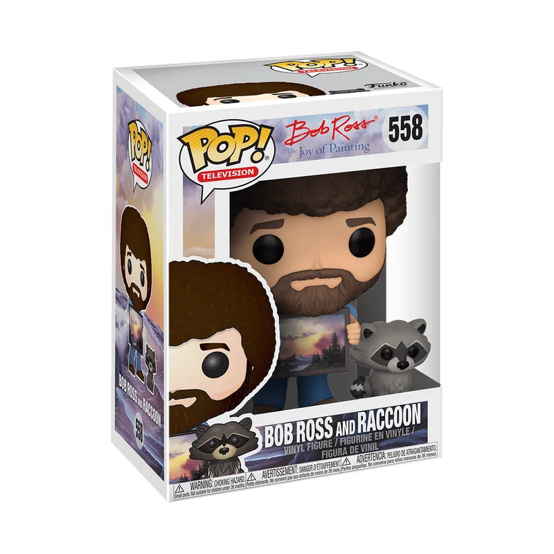 Funko POP! Bob Ross #558 #561 (Common + Chase) Bundle