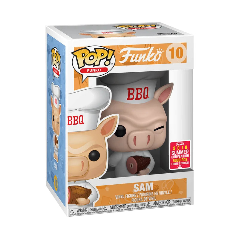 Funko POP! Spastik Plastik BBQ SAM Bundle (2018 LE 5000 Pcs + Green Funko Shop Exclusive)