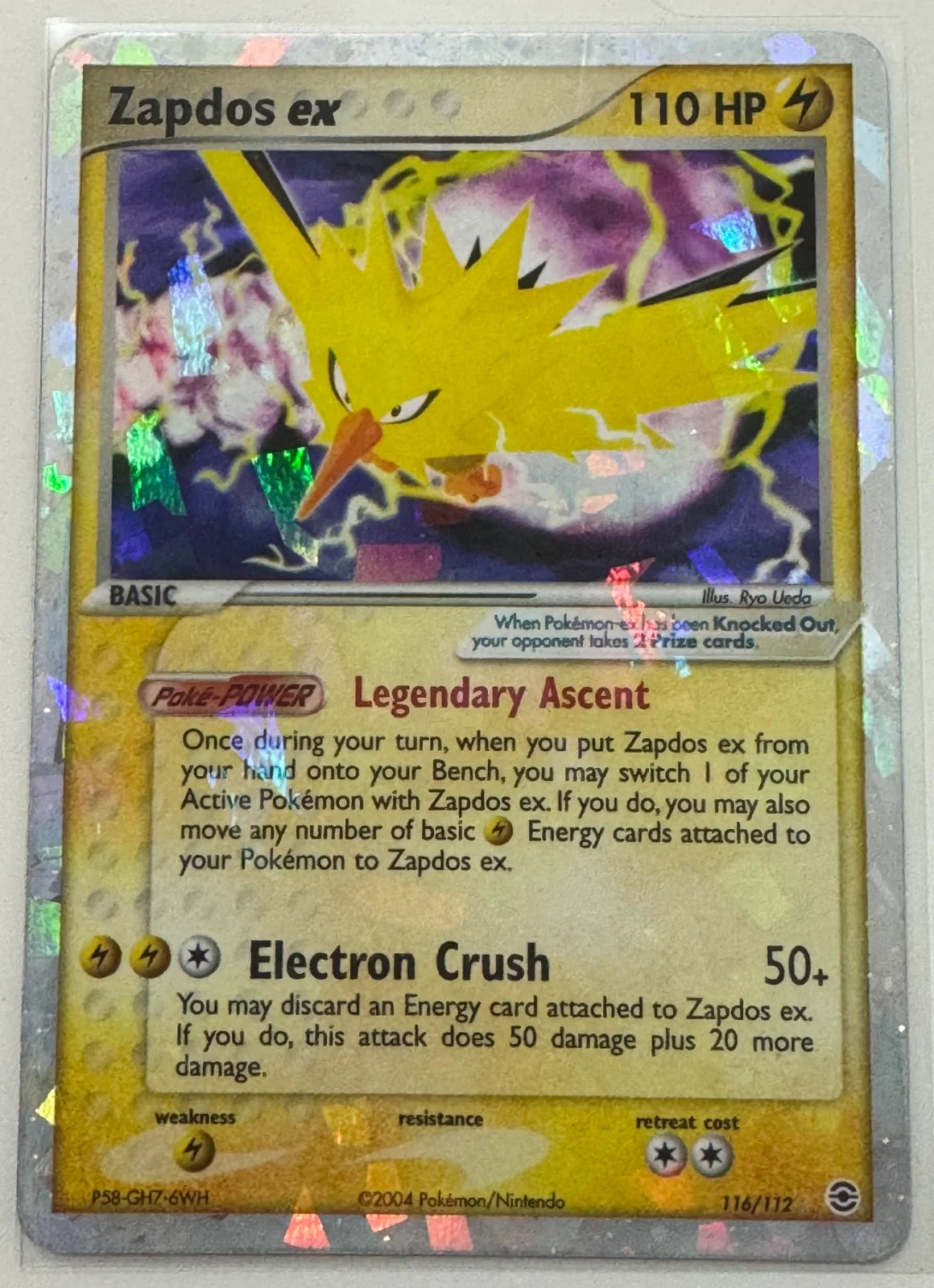 Zapdos ex 116 (EX FireRed & LeafGreen)