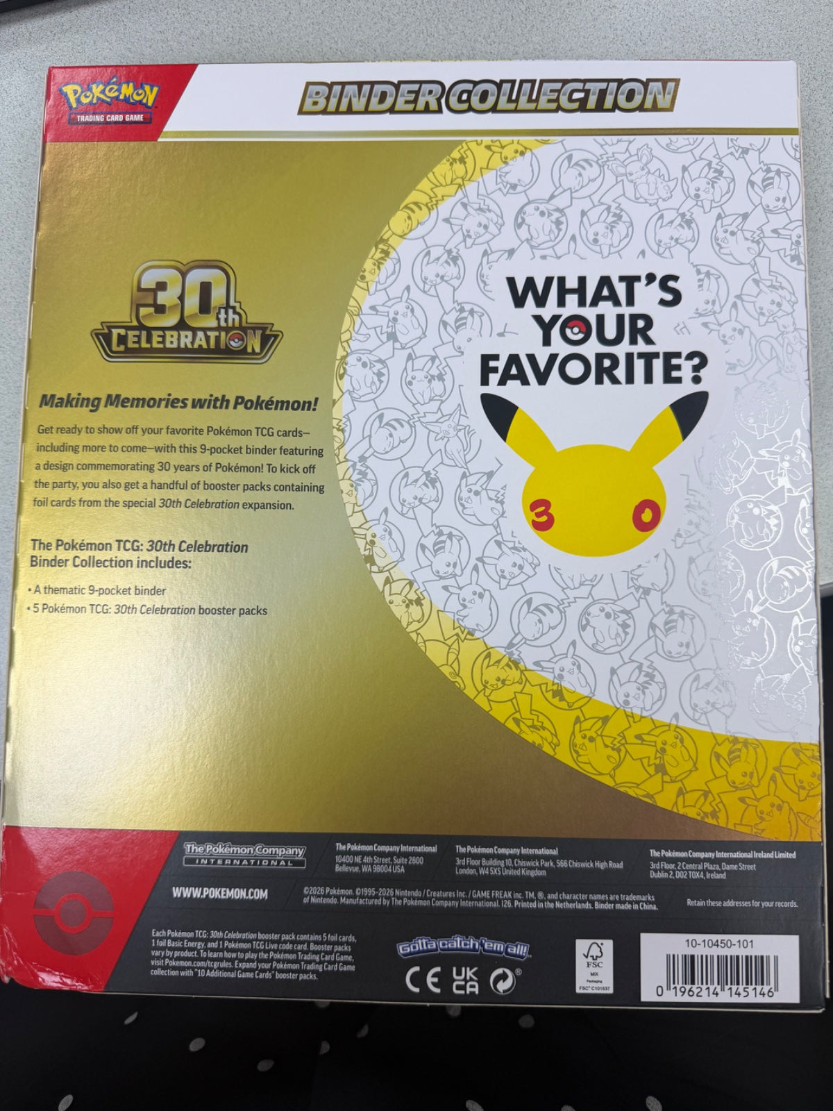 30th Celebration Binder Collection · Collection Box