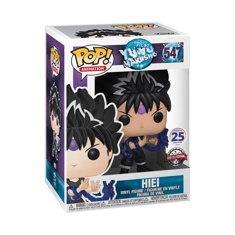 Funko Pop! Animation: Yu Yu Hakusho - Hiei  #547 Celebrating 25 Years of Fun - Special Edition