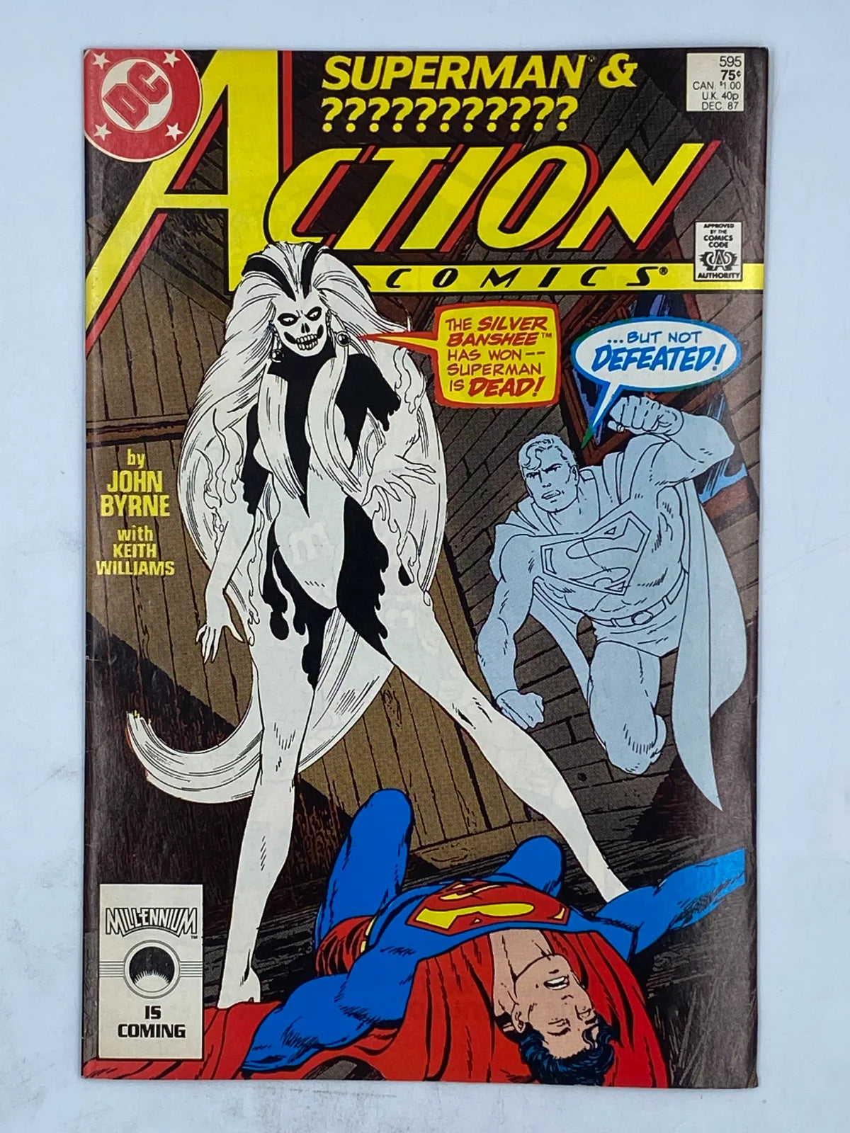 Action Comics #595 published by DC Comics in December 1987.( S\N 395 )