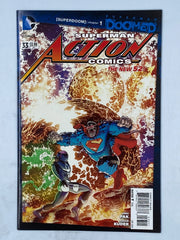 Action Comics (2011) #33, part of the "Superman: Doomed" storyline from DC Comics' New 52 era.( S\N 397 )