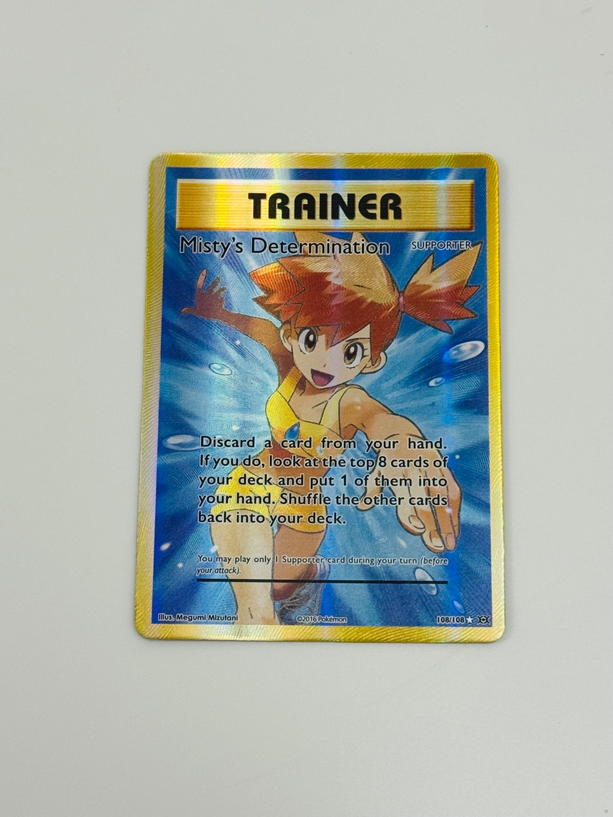 Misty's Determination (Full Art) 108/108 (Evolutions)