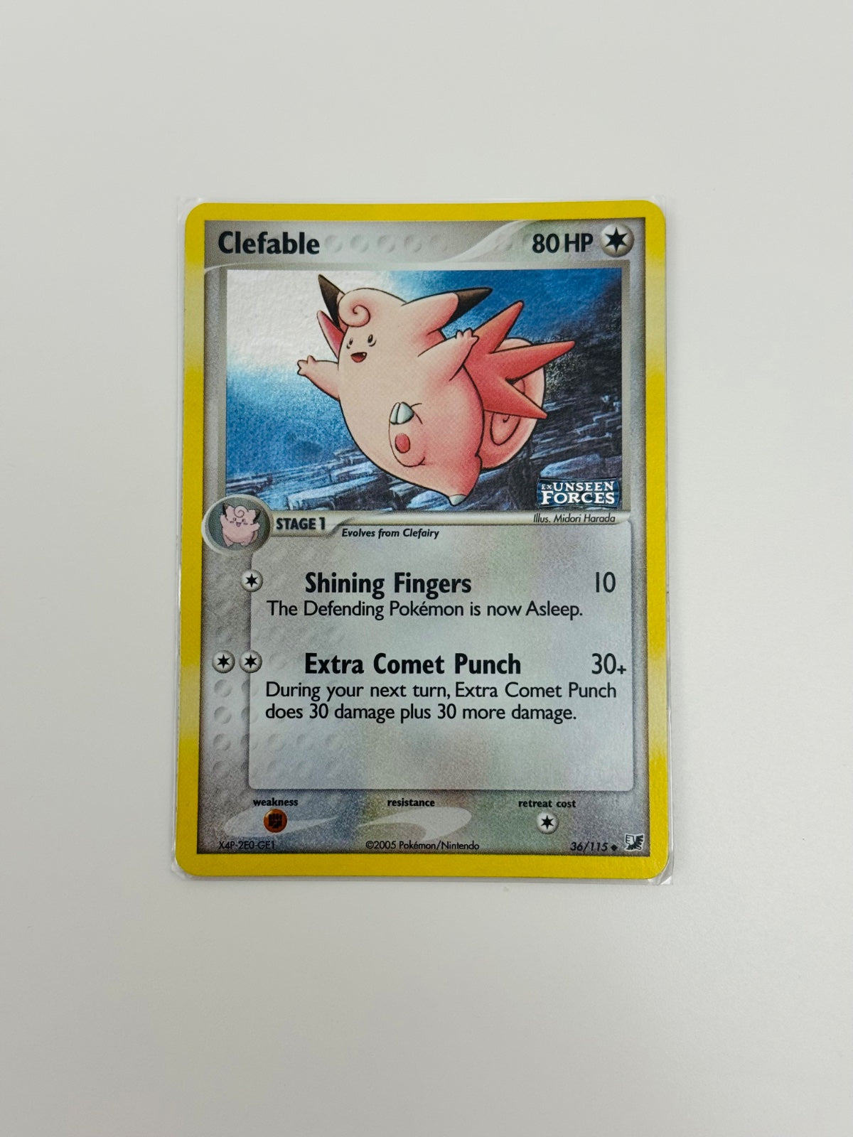 Pokemon Clefable - Reverse Holo