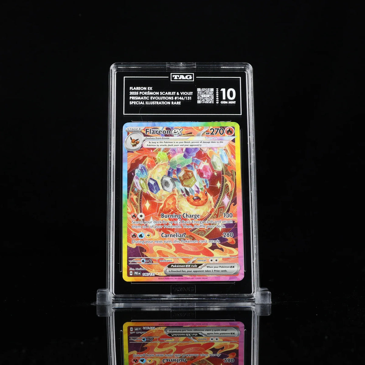 Flareon ex 146/131 (Prismatic Evolutions) — TAG 10