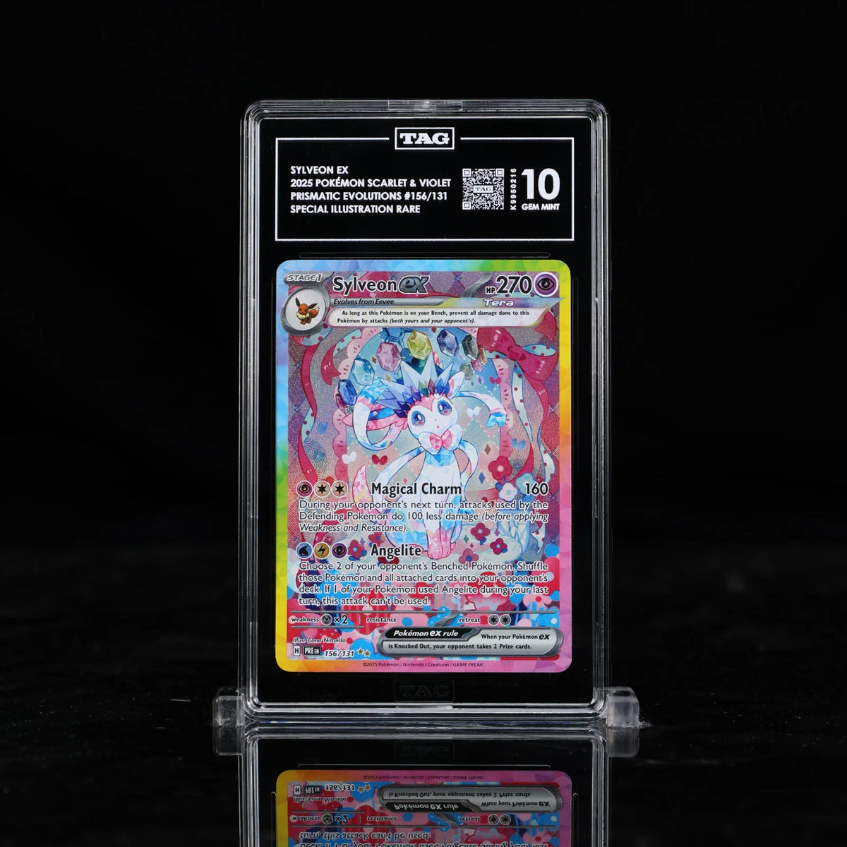 Sylveon ex 156/131 (Prismatic Evolutions) — TAG 10