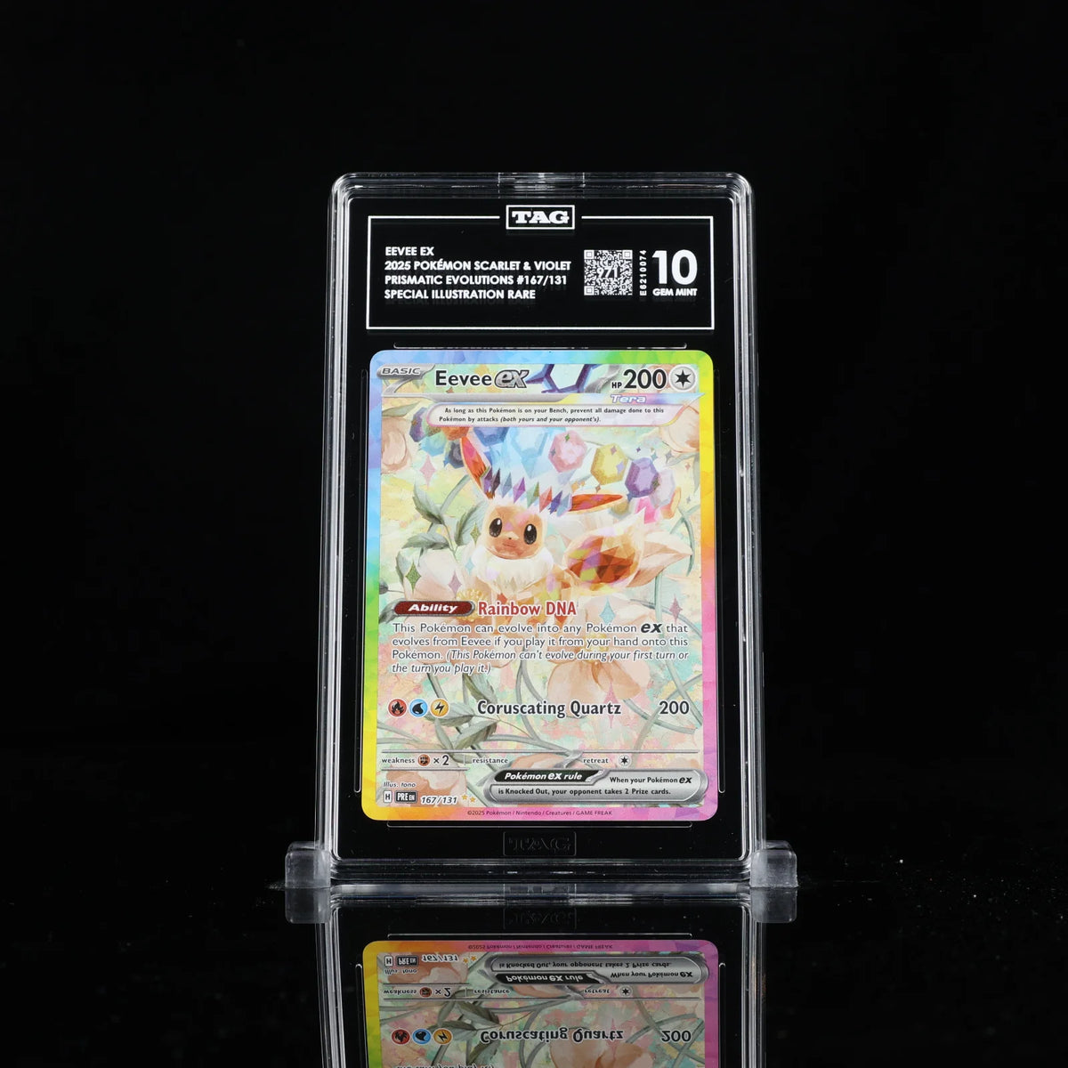 Eevee ex 167/131 (Prismatic Evolutions) — TAG 10 (Score 971)