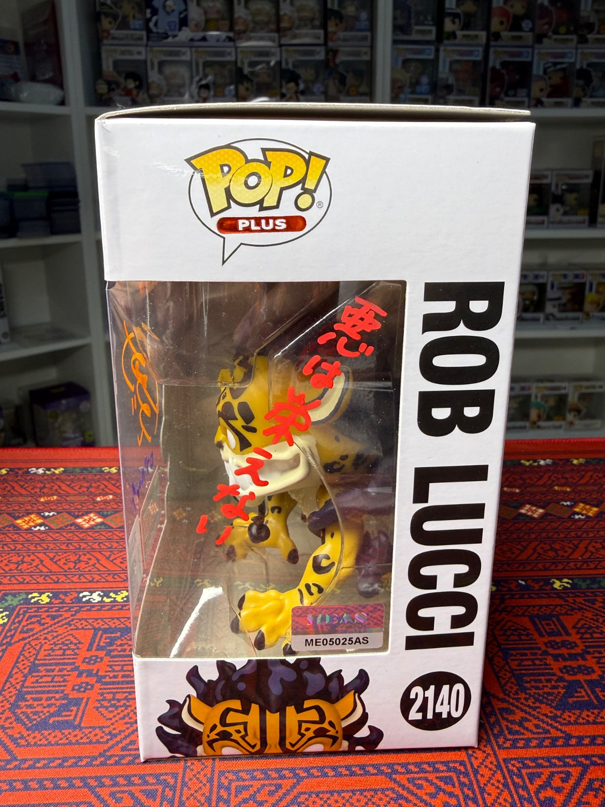 Rob lucci NYC comic con signed by Japanese voice actor