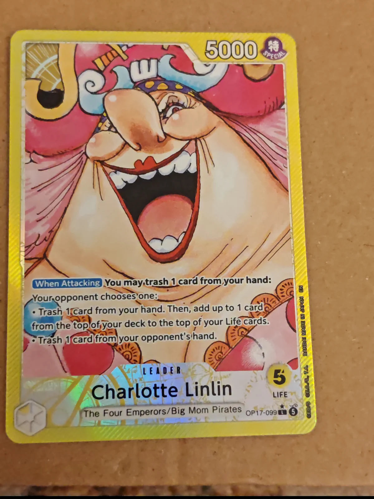 Charlotte Linlin (Alternate Art) OP17-099 (The World's Strongest Warriors)