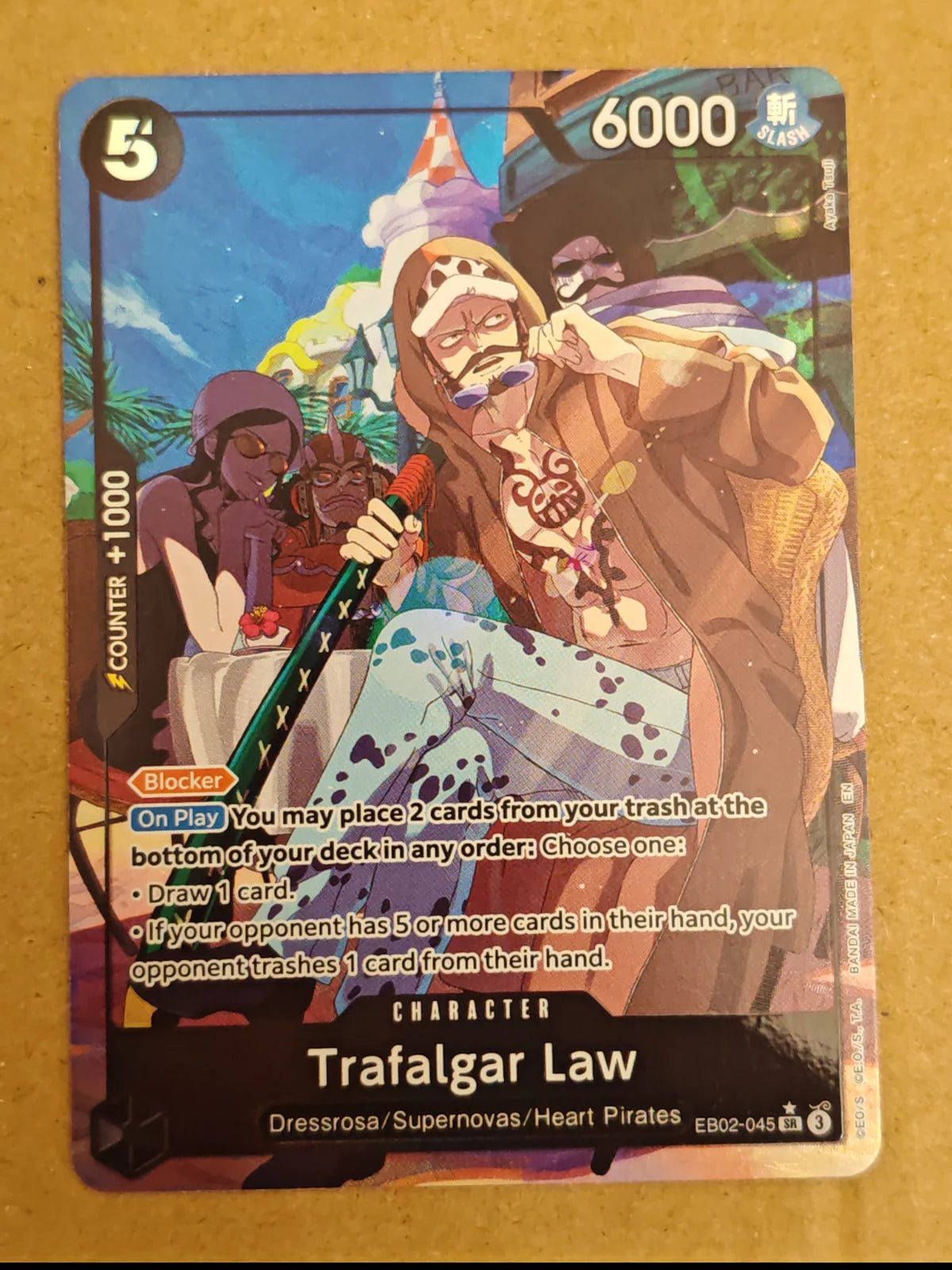 Trafalgar Law (Alternate Art) EB02-045 (Extra Booster: Anime 25th Collection)