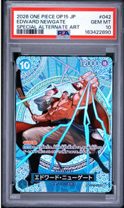 Edward.Newgate (SP Ver.) (JP) OP13-042 (Adventure on KAMI's Island) — PSA 10