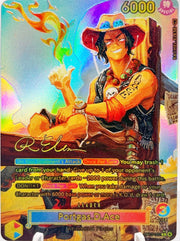OP13 PORTGAS D. ACE “WILD WEST” SIGNATURE (ARTIST: RACHEL ELESE) CUSTOM ART