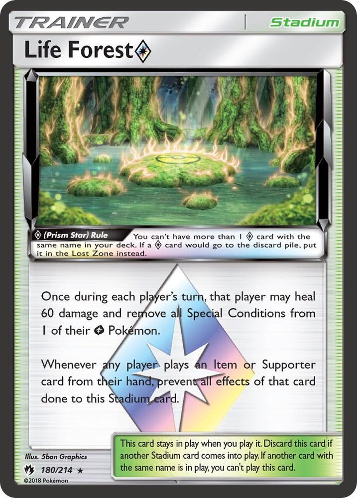 life forest prism star lost thunder 180/214