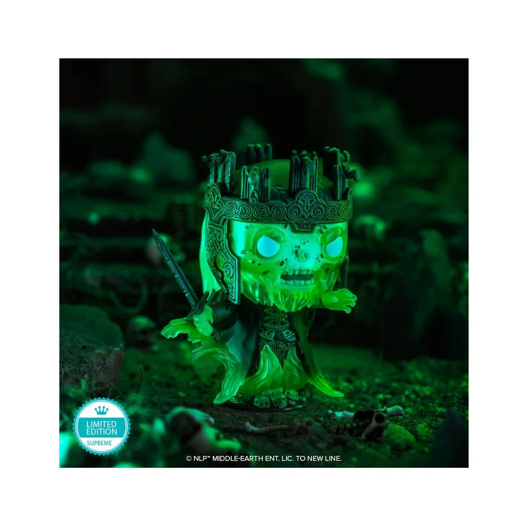 Funko POP! Plus: LE 9500 Pcs Lord of the Rings (LOTR) - (GLOW) Dunharrow King #1770 9500 Pieces Limited Edition