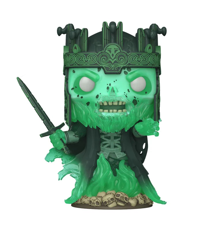 Funko POP! Plus: LE 9500 Pcs Lord of the Rings (LOTR) - (GLOW) Dunharrow King #1770 9500 Pieces Limited Edition