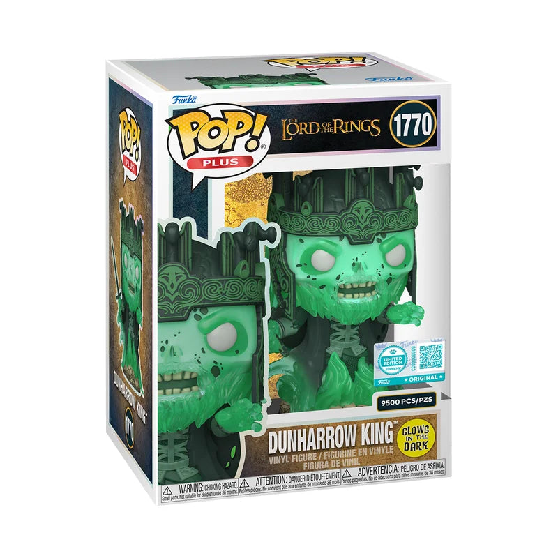 Funko POP! Plus: LE 9500 Pcs Lord of the Rings (LOTR) - (GLOW) Dunharrow King #1770 9500 Pieces Limited Edition