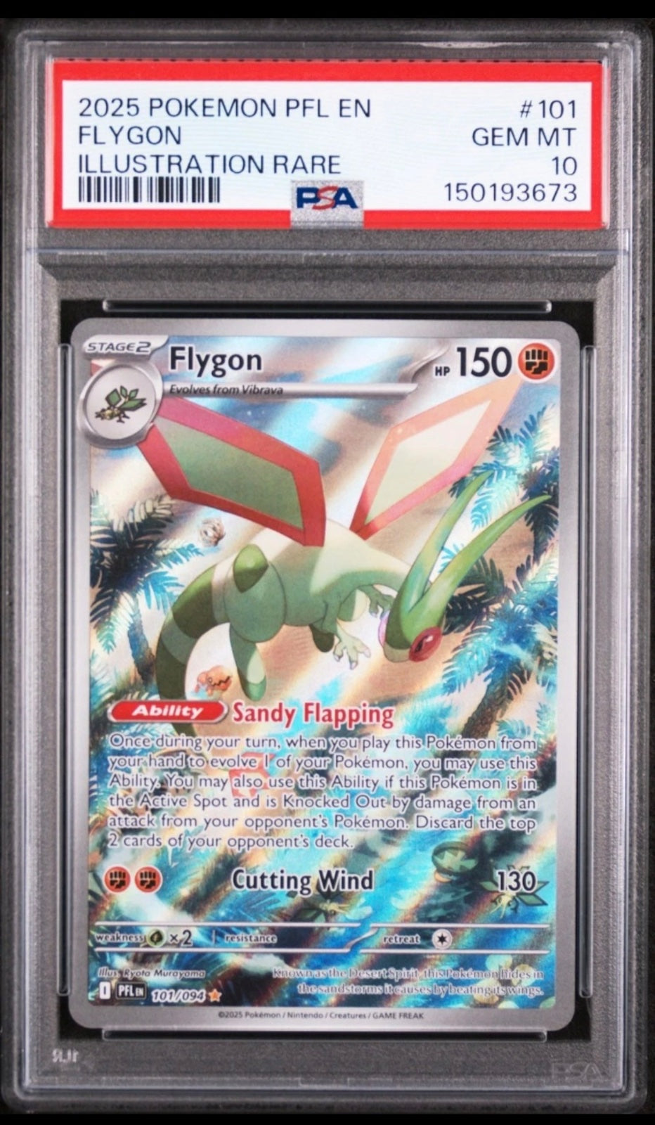 Flygon 101/094 (Phantasmal Flames) — PSA 10
