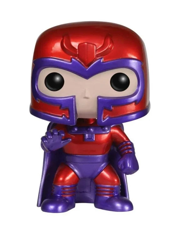 Funko Pop! Marvel : Magneto (Metallic) #62 - Hot Topic Exclusive
