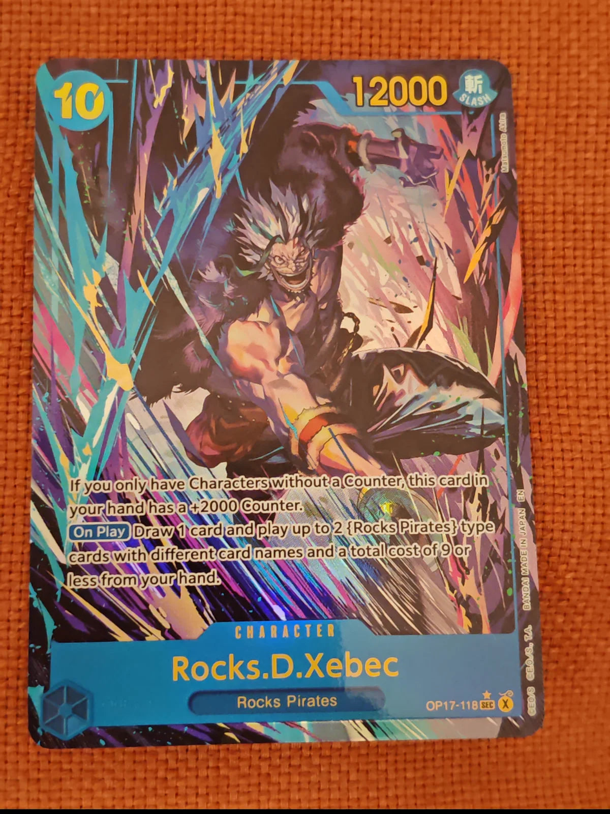 Rocks.D.Xebec (Alternate Art) OP17-118 (The World's Strongest Warriors)
