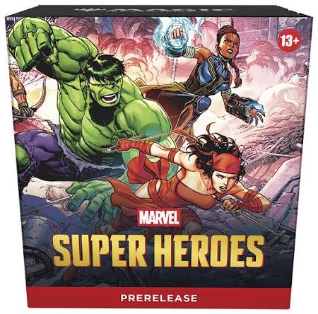 Magic the Gathering Marvel Super Heroes Pre Release Kit Box