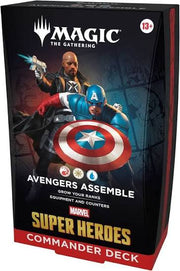 Magic the Gathering Marvel Super Heroes Commander Deck Box Avengers Assemble