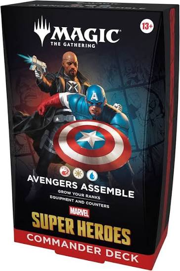Magic the Gathering Marvel Super Heroes Commander Deck Box Avengers Assemble