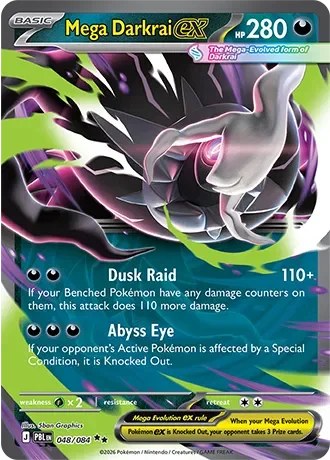 Mega Darkrai ex 048/084 (Pitch Black)