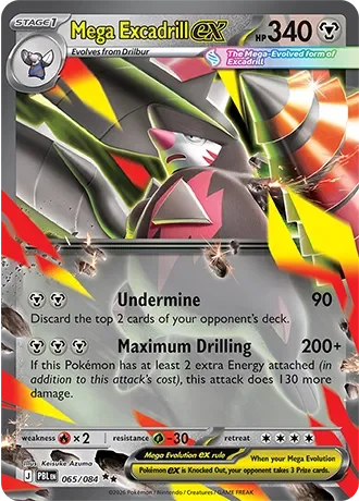 Mega Excadrill ex 065/084 (Pitch Black)