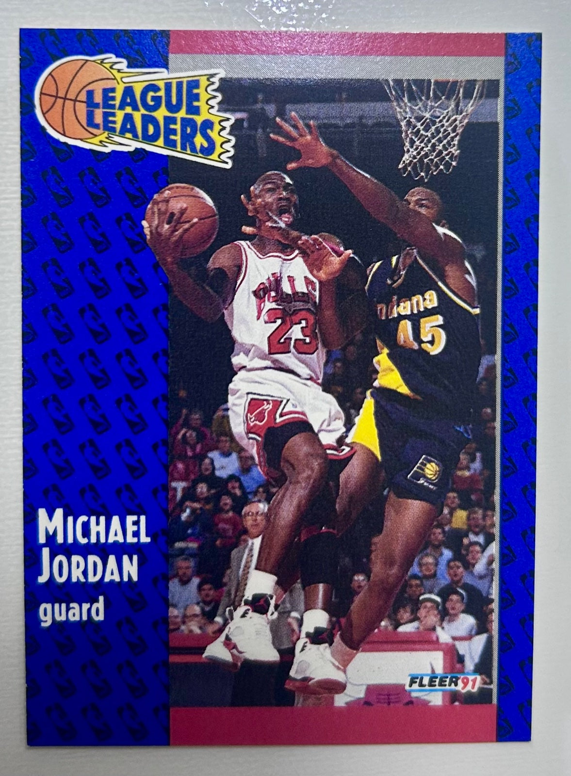 Michael Jordan 1991 Fleer League Leaders