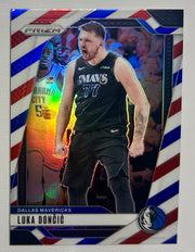 Luka Doncic 2024-25 Panini Prizm Red White Blue Prizm
