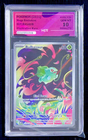 2025 BULBASAUR  - Illustration Rare 133/132 (HIT Grade 10 GEM MT)