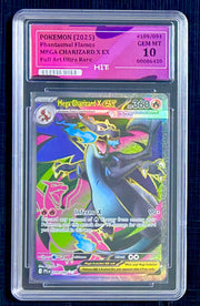 2025 MEGA CHARIZARD X EX  - Ultra Rare 109/094 (HIT Grade 10 GEM MT)