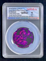 POKEMON Collectible Coin DARKRAI Pitch Black (MEGA Grade 9 MT)