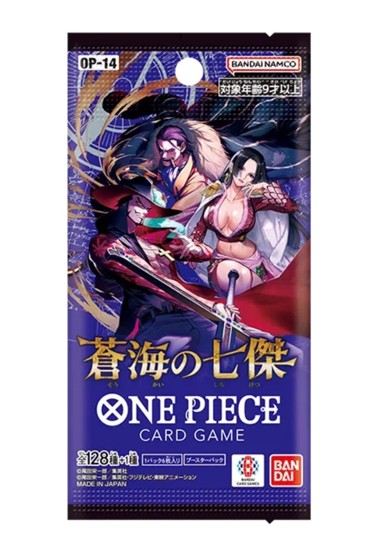One Piece “The Azure Sea’s Seven” ( OP14 ) Booster Pack - JP