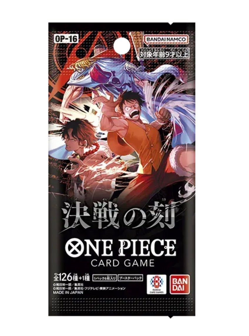 One Piece “The Time Of Battle” ( OP16 ) Booster Pack - JP
