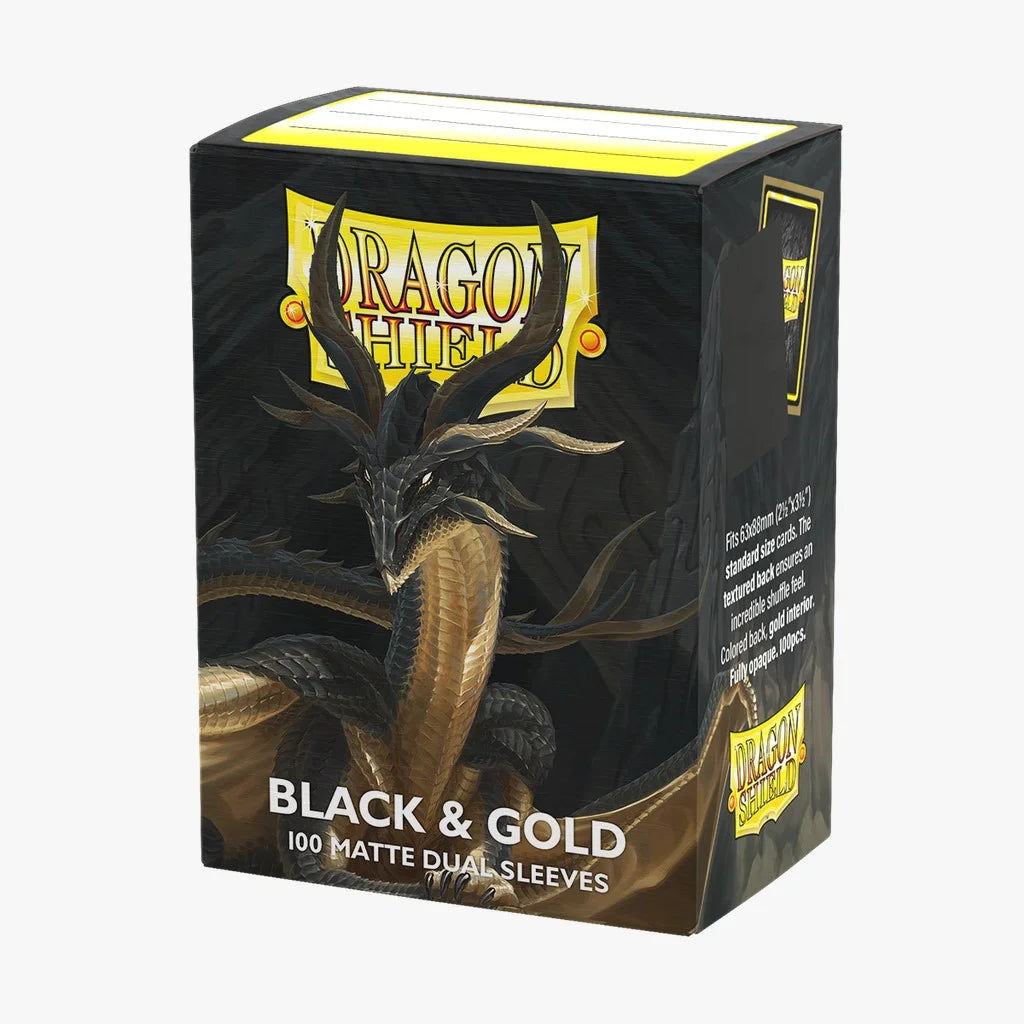 Dragon Shield Sleeves Black And Gold