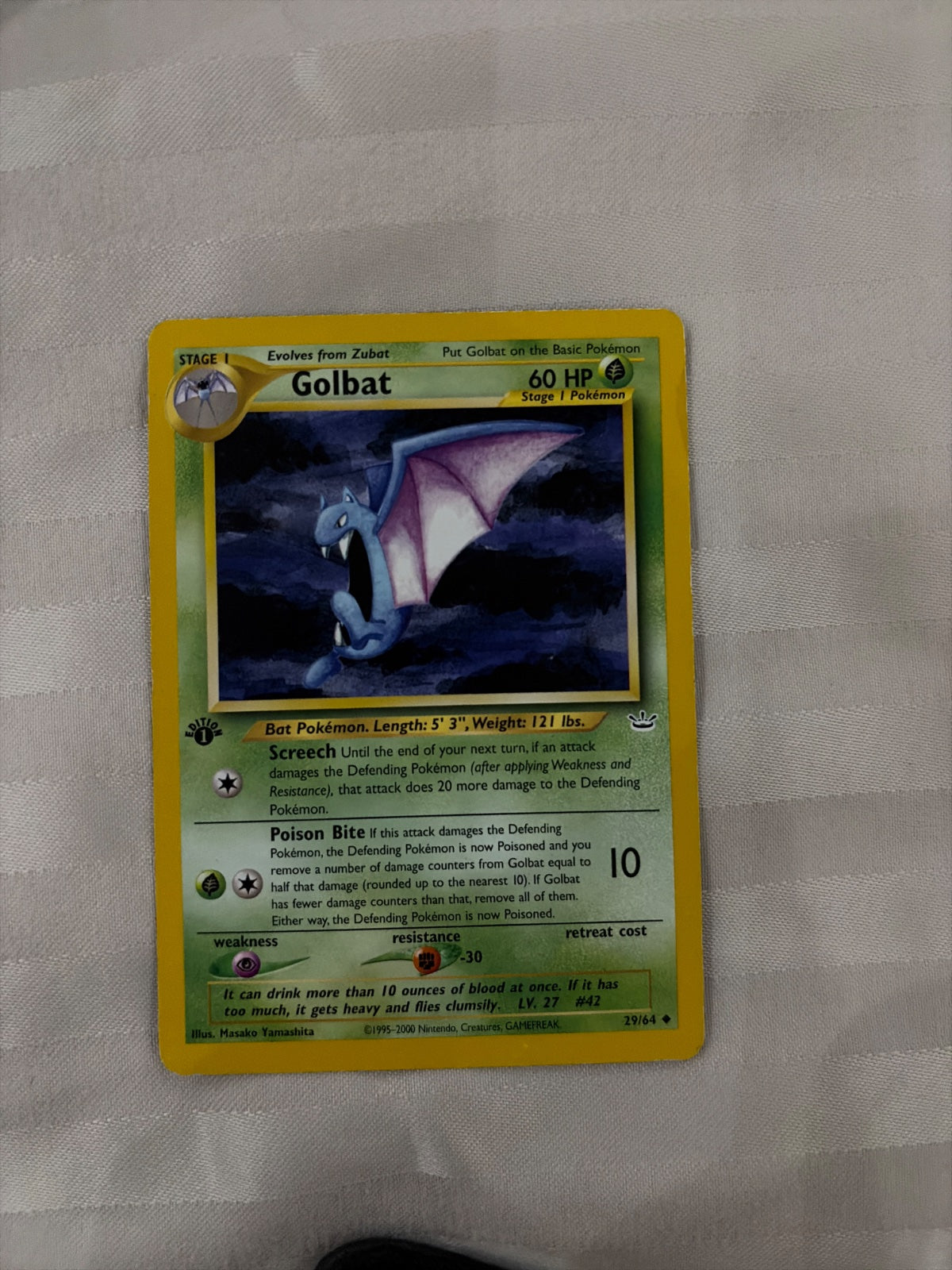 Golbat 29 · 1st Edition (Neo Revelation)