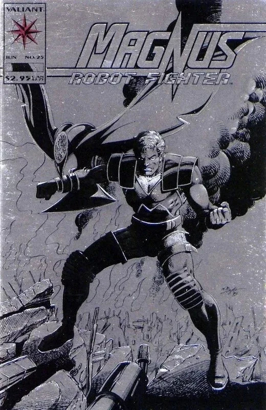 Magnus Robot Fighter #25 1993 ( Signed by Bob Layton )