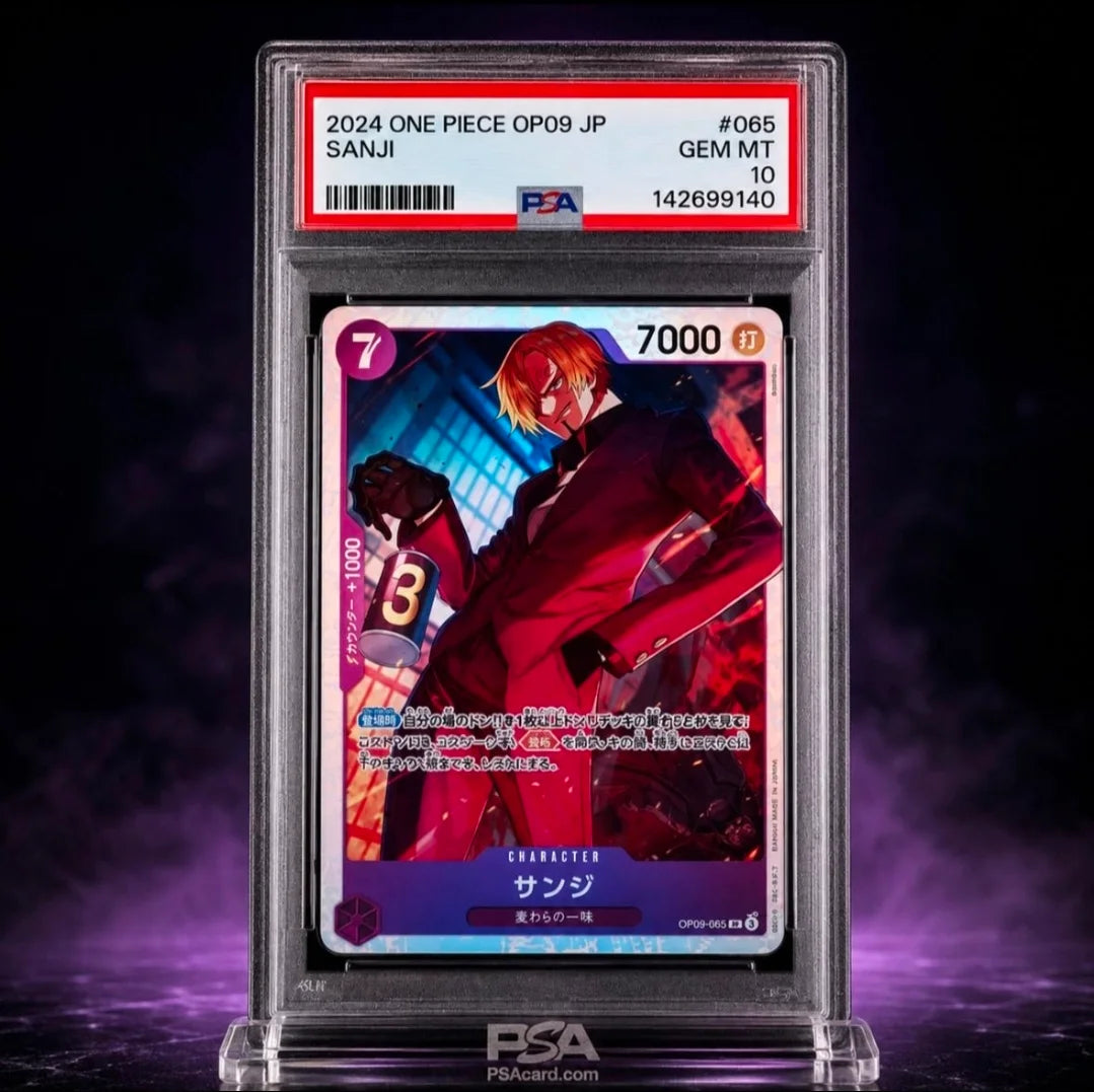 Sanji (JP) OP09-065 (Emperors in the New World) — PSA 10