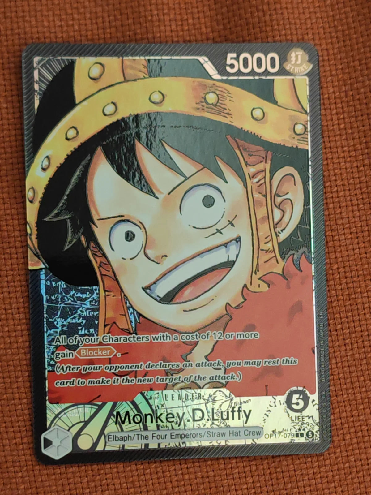 Monkey.D.Luffy (Alternate Art) OP17-079 (The World's Strongest Warriors)